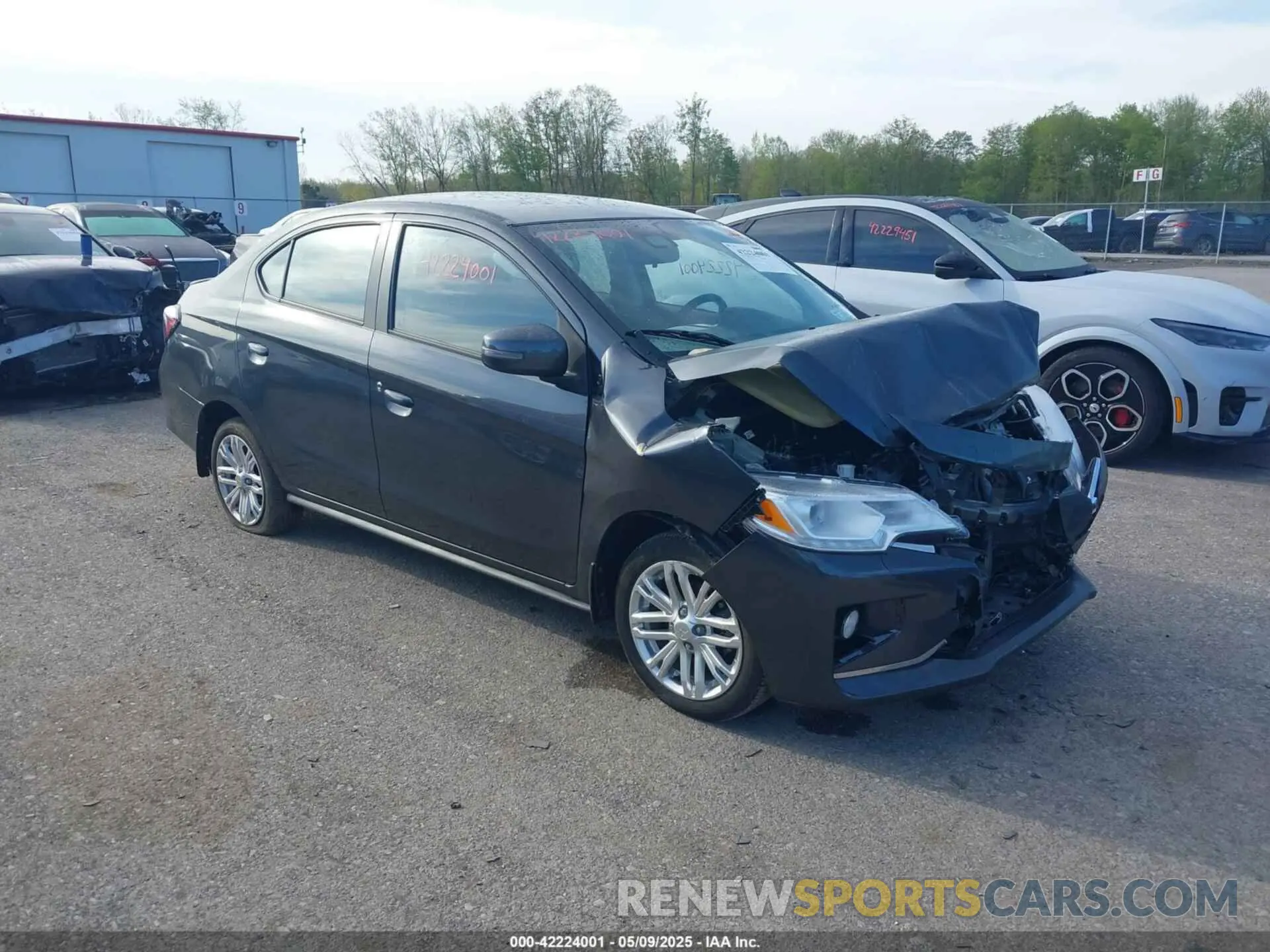 1 Photograph of a damaged car ML32FVFJXRHF02460 MITSUBISHI MIRAGE G4 2024