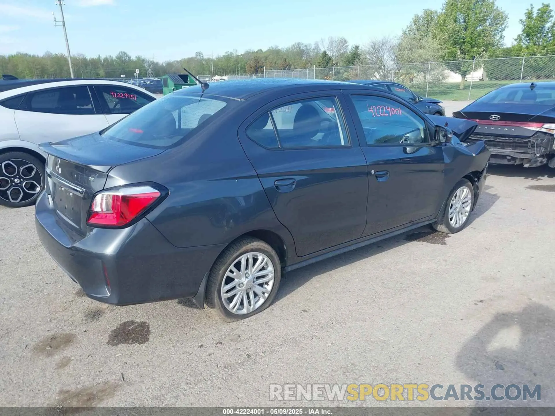 4 Photograph of a damaged car ML32FVFJXRHF02460 MITSUBISHI MIRAGE G4 2024