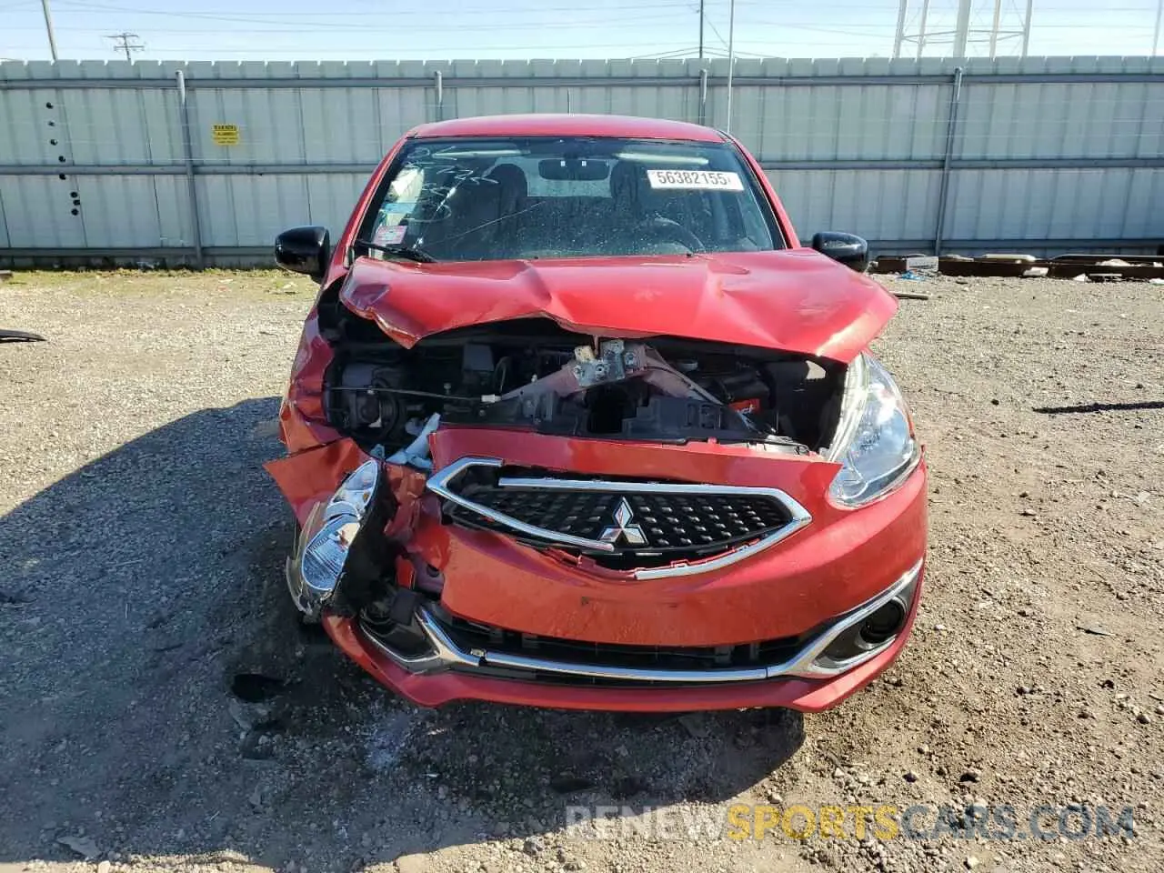 5 Photograph of a damaged car ML32A5HJ0KH002242 MITSUBISHI MIRAGE LE 2019