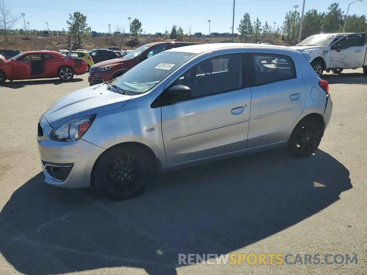 1 Photograph of a damaged car ML32A5HJ1KH012570 MITSUBISHI MIRAGE LE 2019