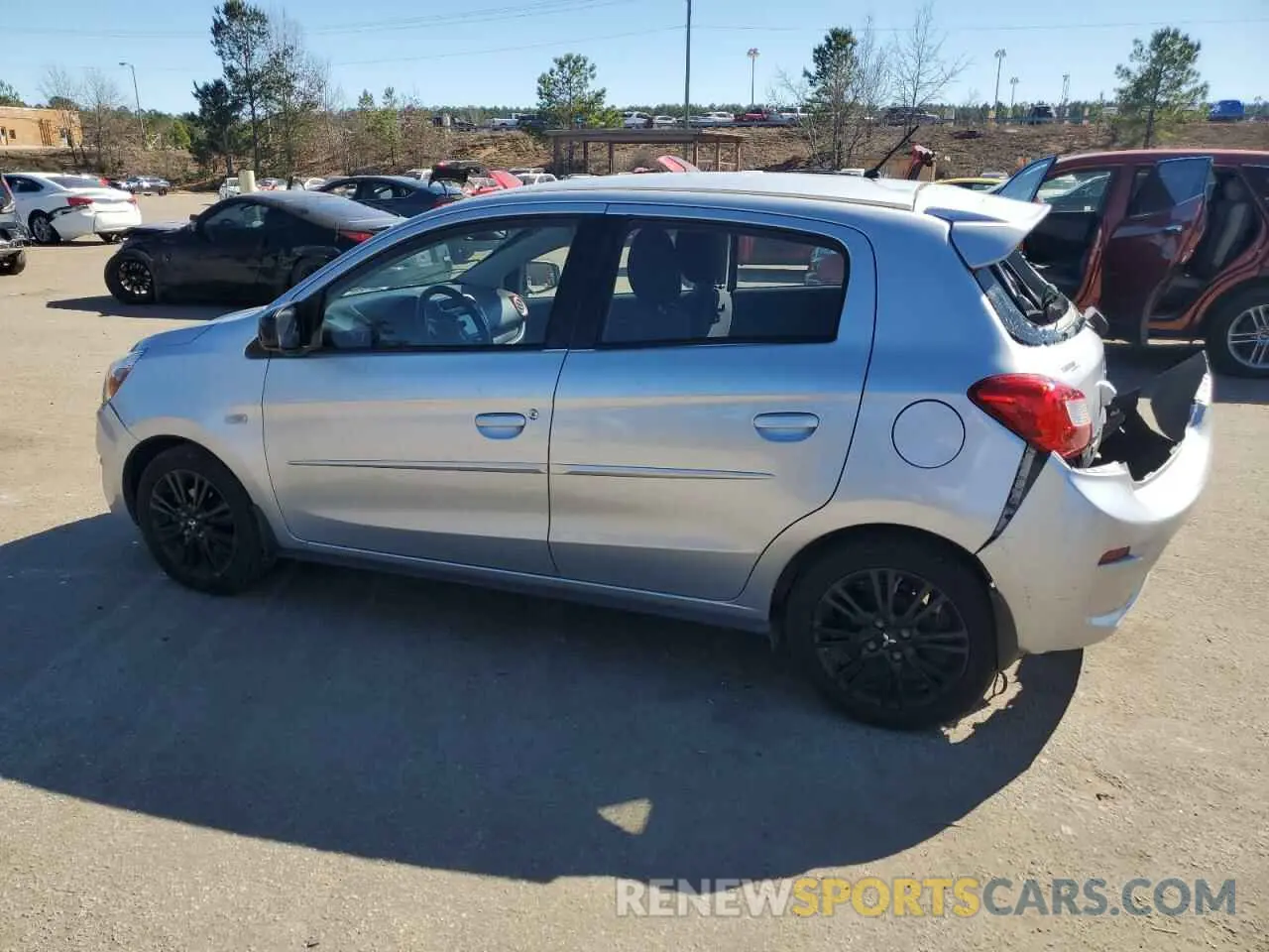 2 Photograph of a damaged car ML32A5HJ1KH012570 MITSUBISHI MIRAGE LE 2019