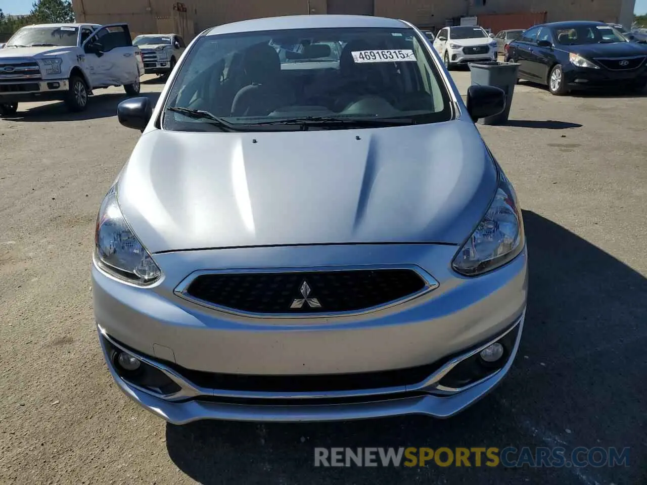5 Photograph of a damaged car ML32A5HJ1KH012570 MITSUBISHI MIRAGE LE 2019