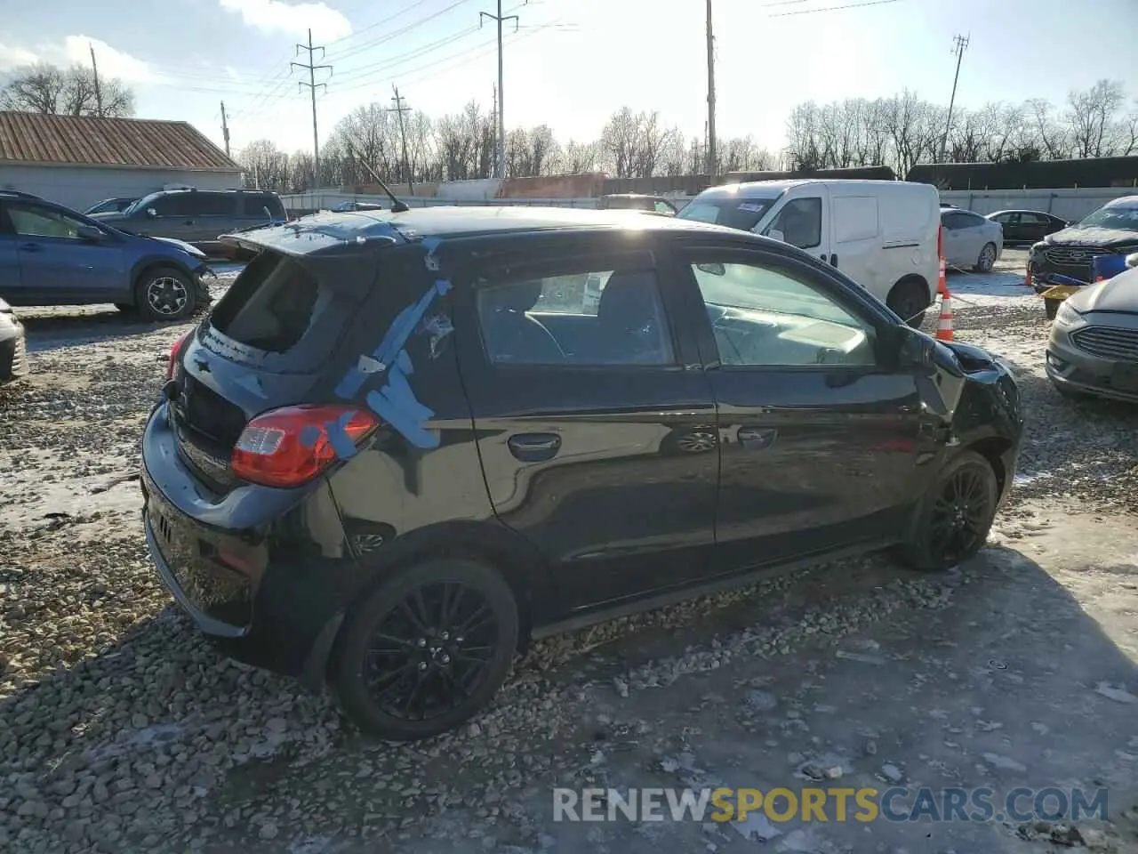 3 Photograph of a damaged car ML32A5HJ2KH002288 MITSUBISHI MIRAGE LE 2019