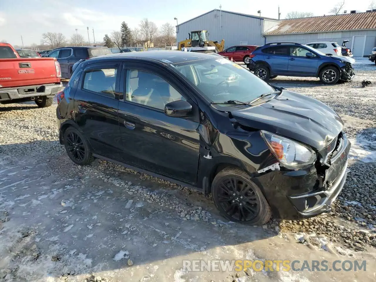 4 Photograph of a damaged car ML32A5HJ2KH002288 MITSUBISHI MIRAGE LE 2019