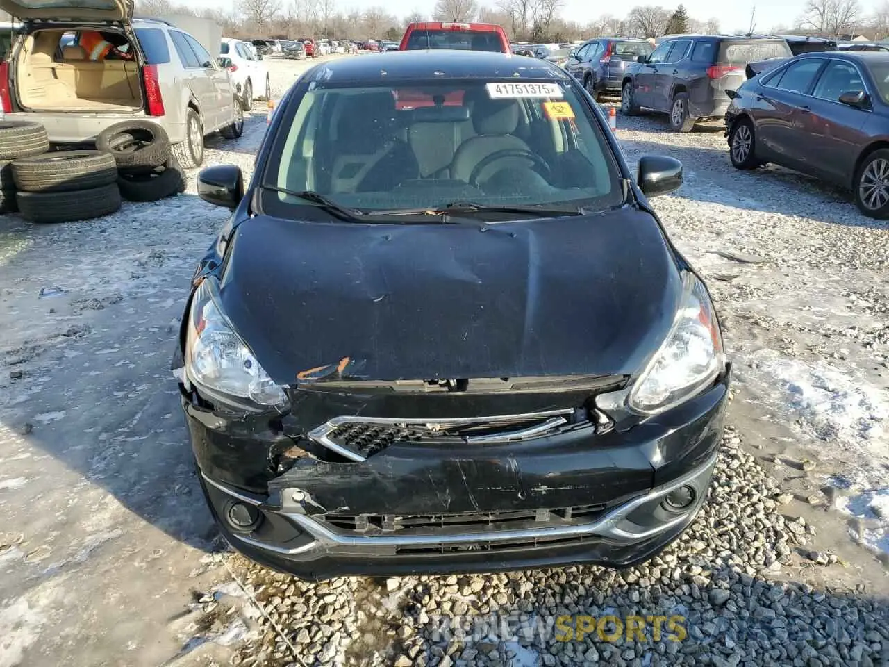 5 Photograph of a damaged car ML32A5HJ2KH002288 MITSUBISHI MIRAGE LE 2019