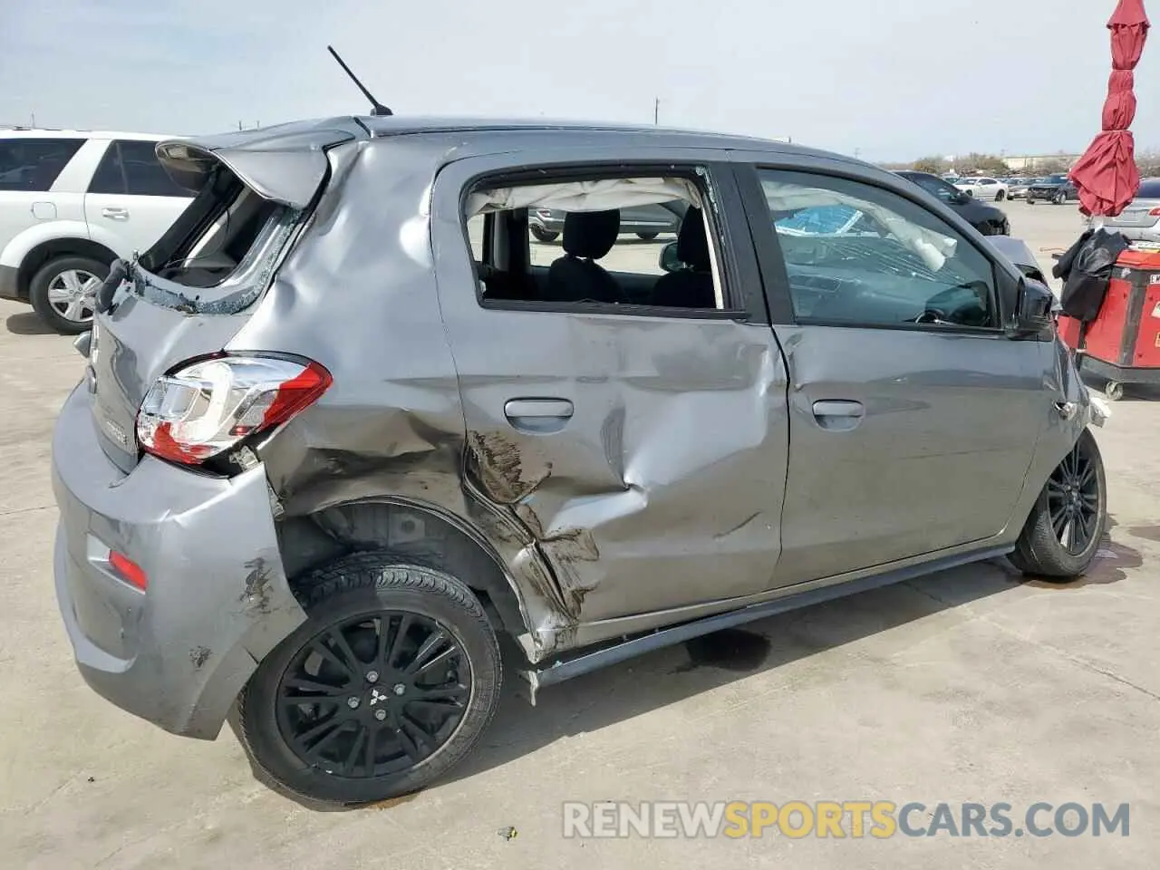 3 Photograph of a damaged car ML32A5HJ2KH016479 MITSUBISHI MIRAGE LE 2019