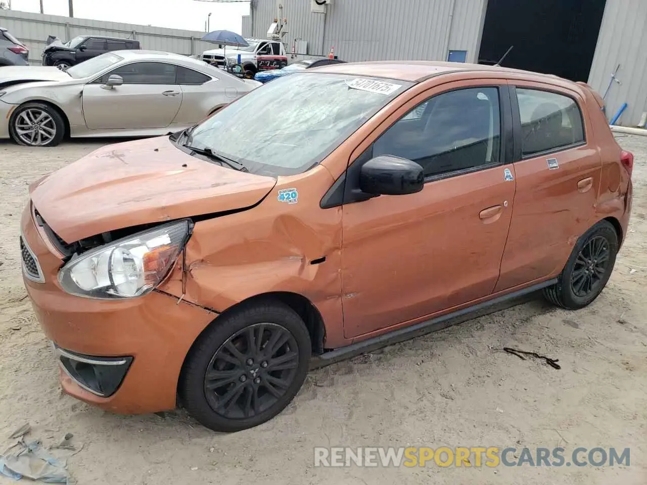 1 Photograph of a damaged car ML32A5HJ3KH011386 MITSUBISHI MIRAGE LE 2019