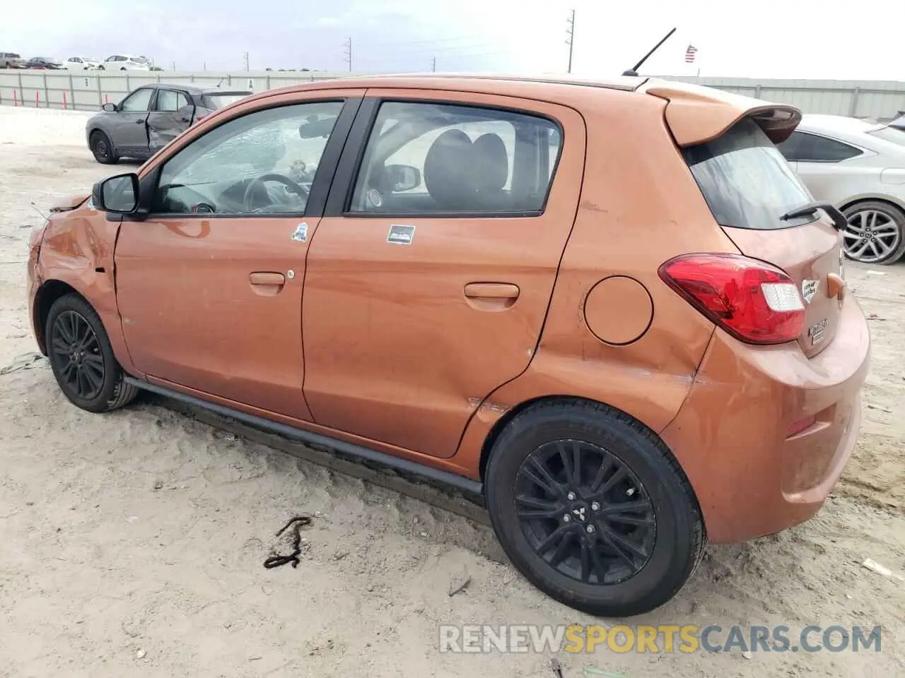 2 Photograph of a damaged car ML32A5HJ3KH011386 MITSUBISHI MIRAGE LE 2019