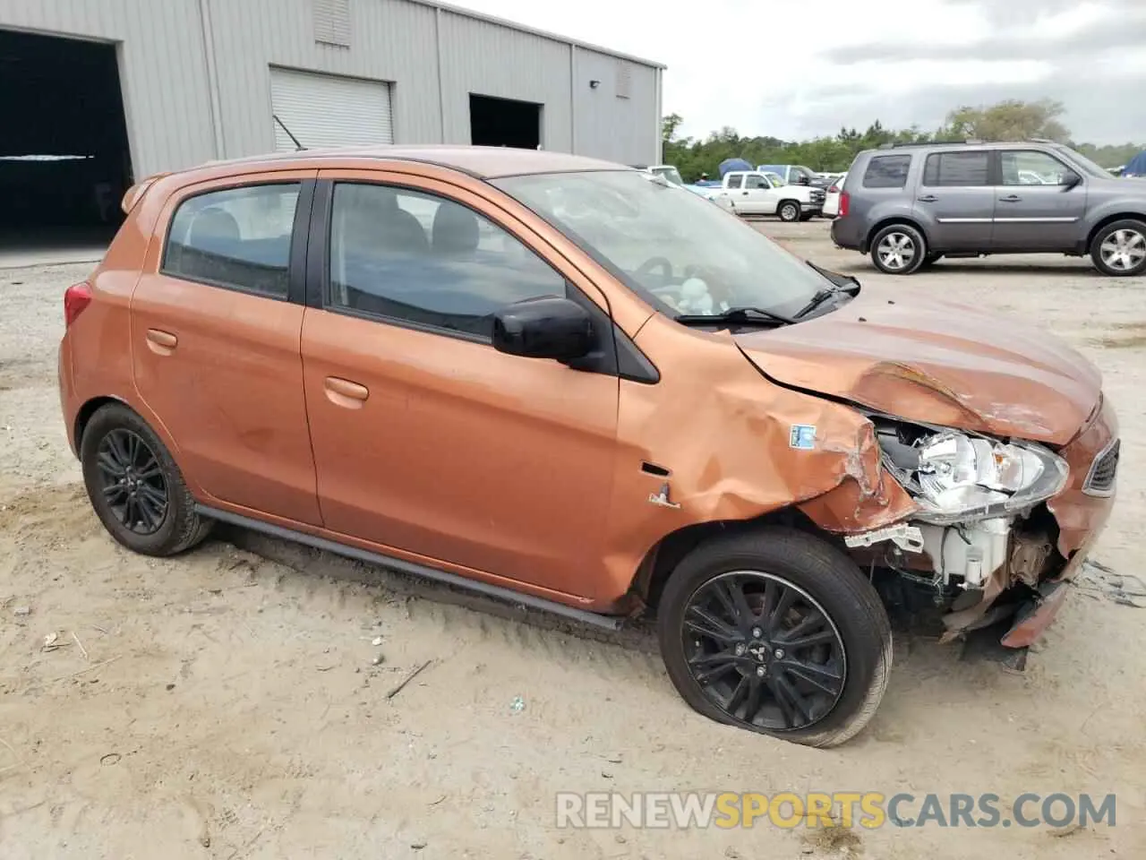 4 Photograph of a damaged car ML32A5HJ3KH011386 MITSUBISHI MIRAGE LE 2019