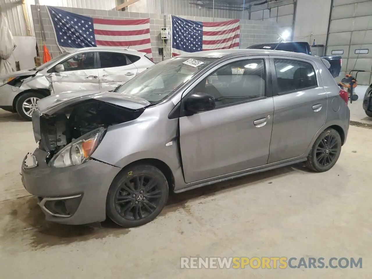 1 Photograph of a damaged car ML32A5HJ5KH004441 MITSUBISHI MIRAGE LE 2019