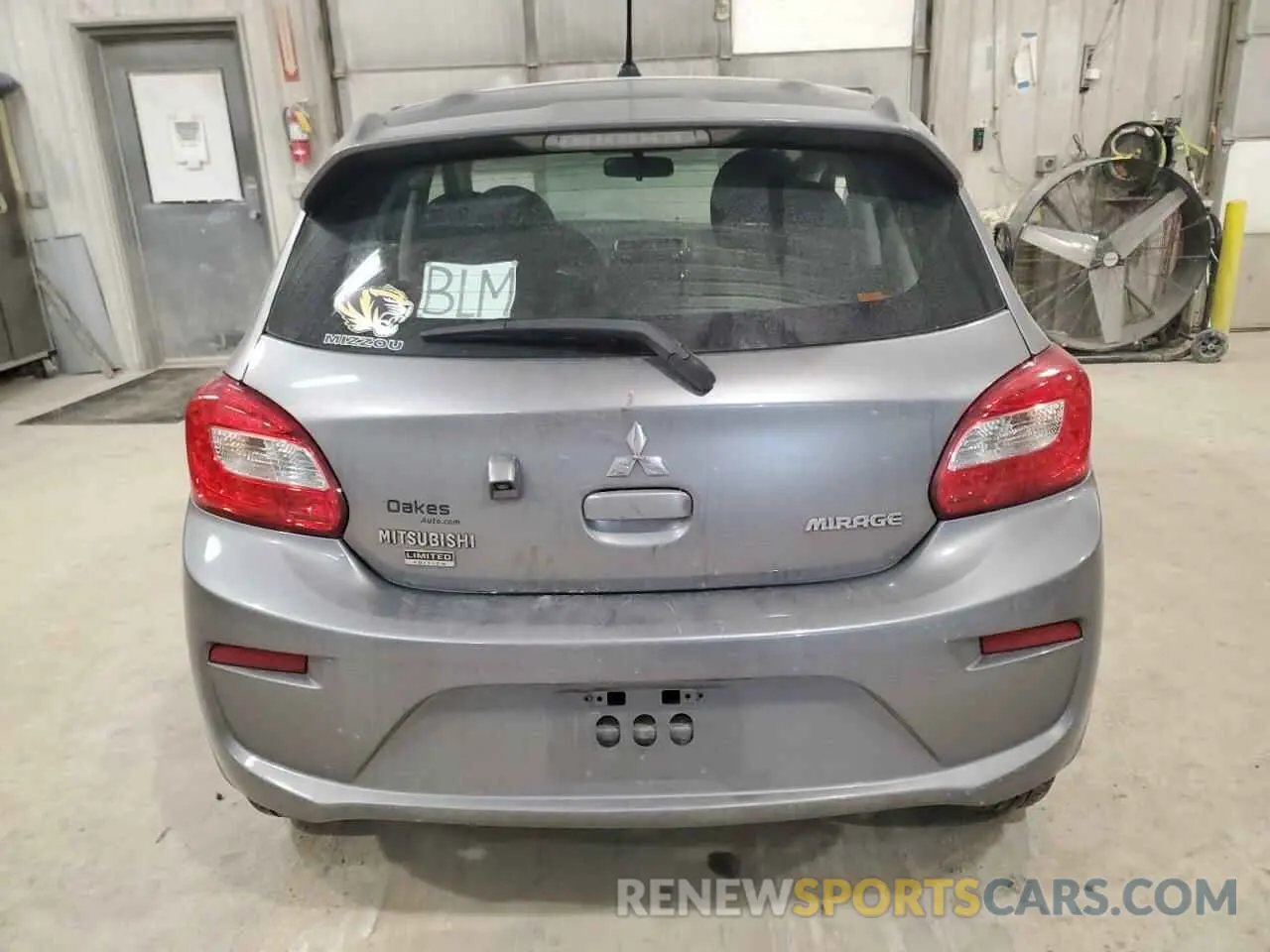 6 Photograph of a damaged car ML32A5HJ5KH004441 MITSUBISHI MIRAGE LE 2019
