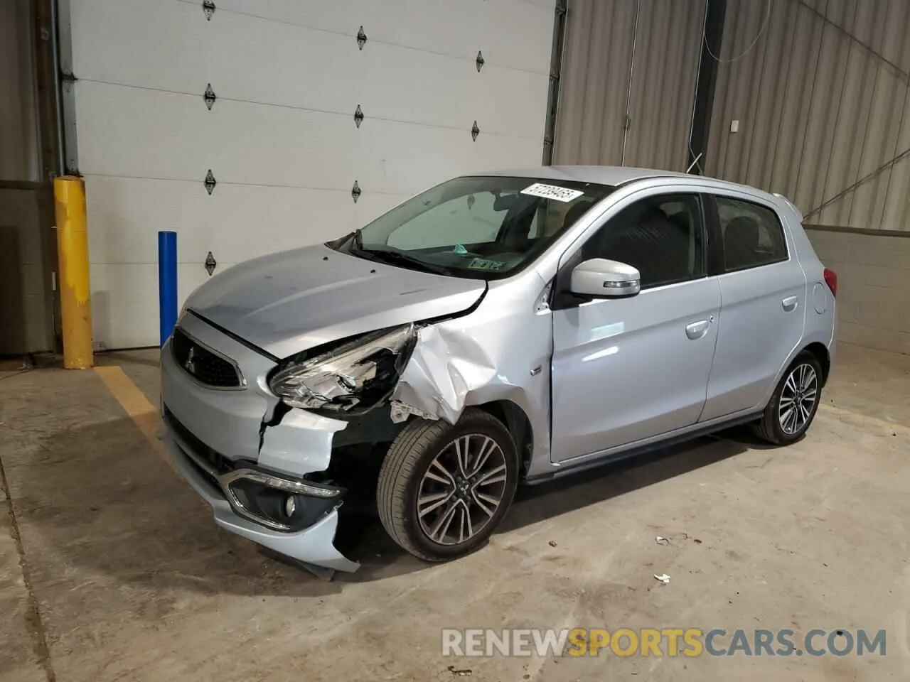 1 Photograph of a damaged car ML32A5HJ5KH011650 MITSUBISHI MIRAGE LE 2019