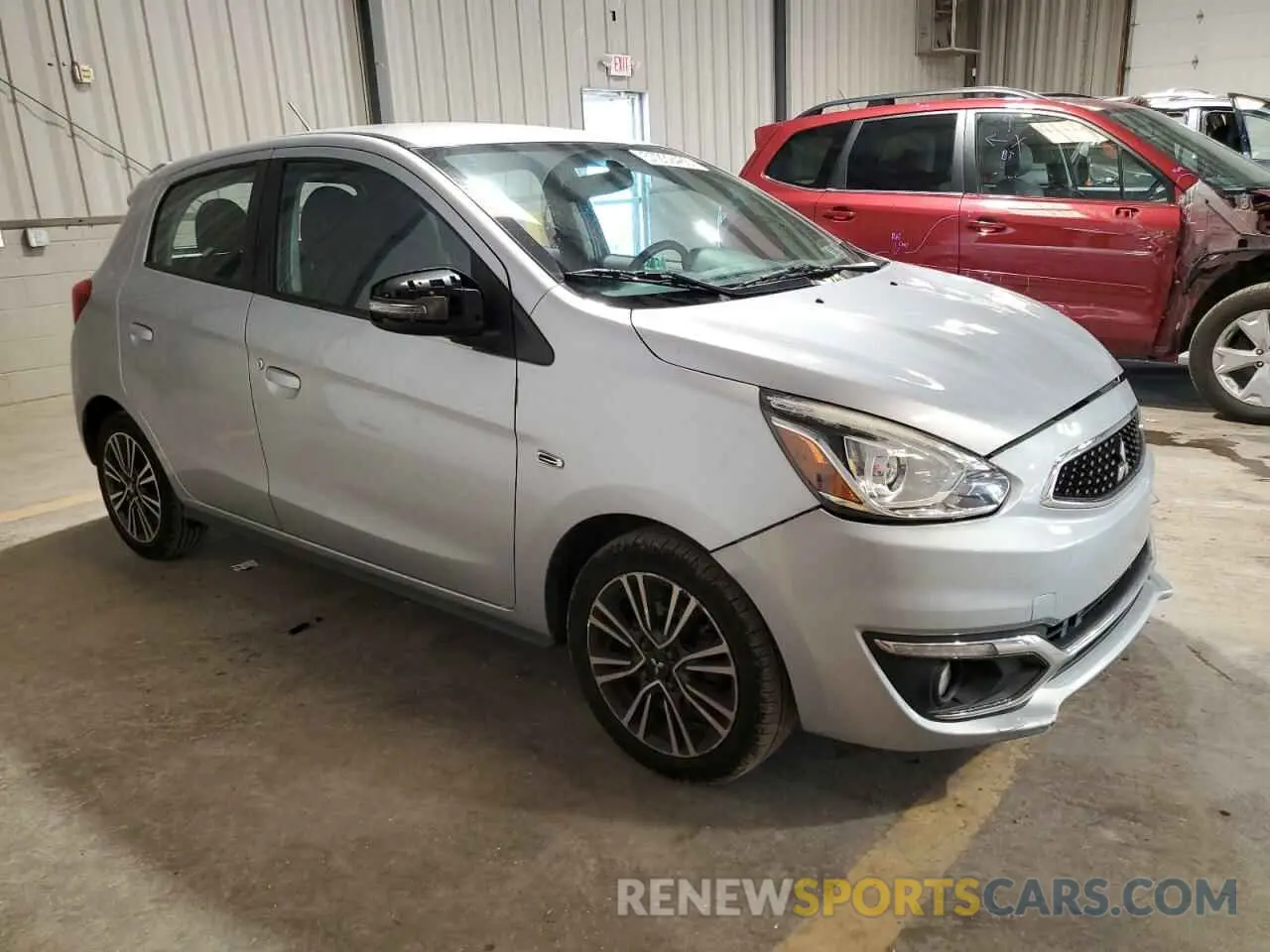 4 Photograph of a damaged car ML32A5HJ5KH011650 MITSUBISHI MIRAGE LE 2019