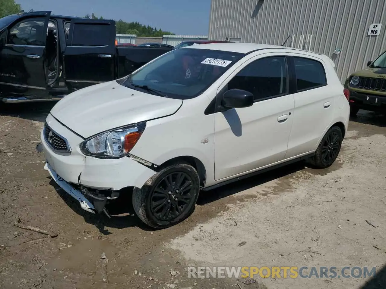 1 Photograph of a damaged car ML32A5HJ7KH011410 MITSUBISHI MIRAGE LE 2019