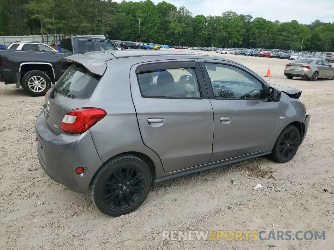 3 Photograph of a damaged car ML32A5HJXKH003625 MITSUBISHI MIRAGE LE 2019