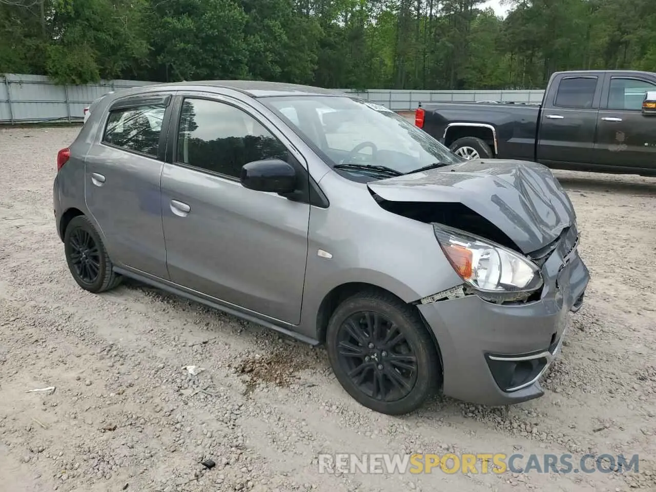 4 Photograph of a damaged car ML32A5HJXKH003625 MITSUBISHI MIRAGE LE 2019