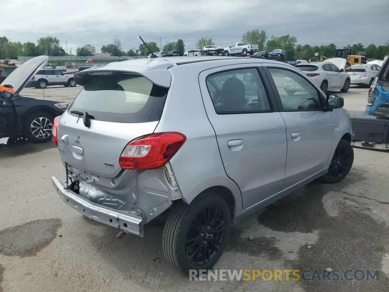 3 Photograph of a damaged car ML32A5HJ2LH009775 MITSUBISHI MIRAGE LE 2020
