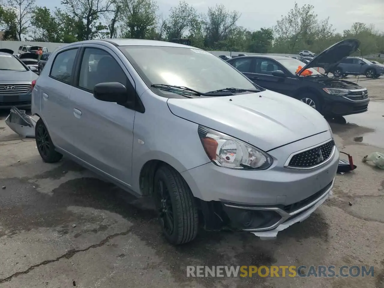 4 Photograph of a damaged car ML32A5HJ2LH009775 MITSUBISHI MIRAGE LE 2020