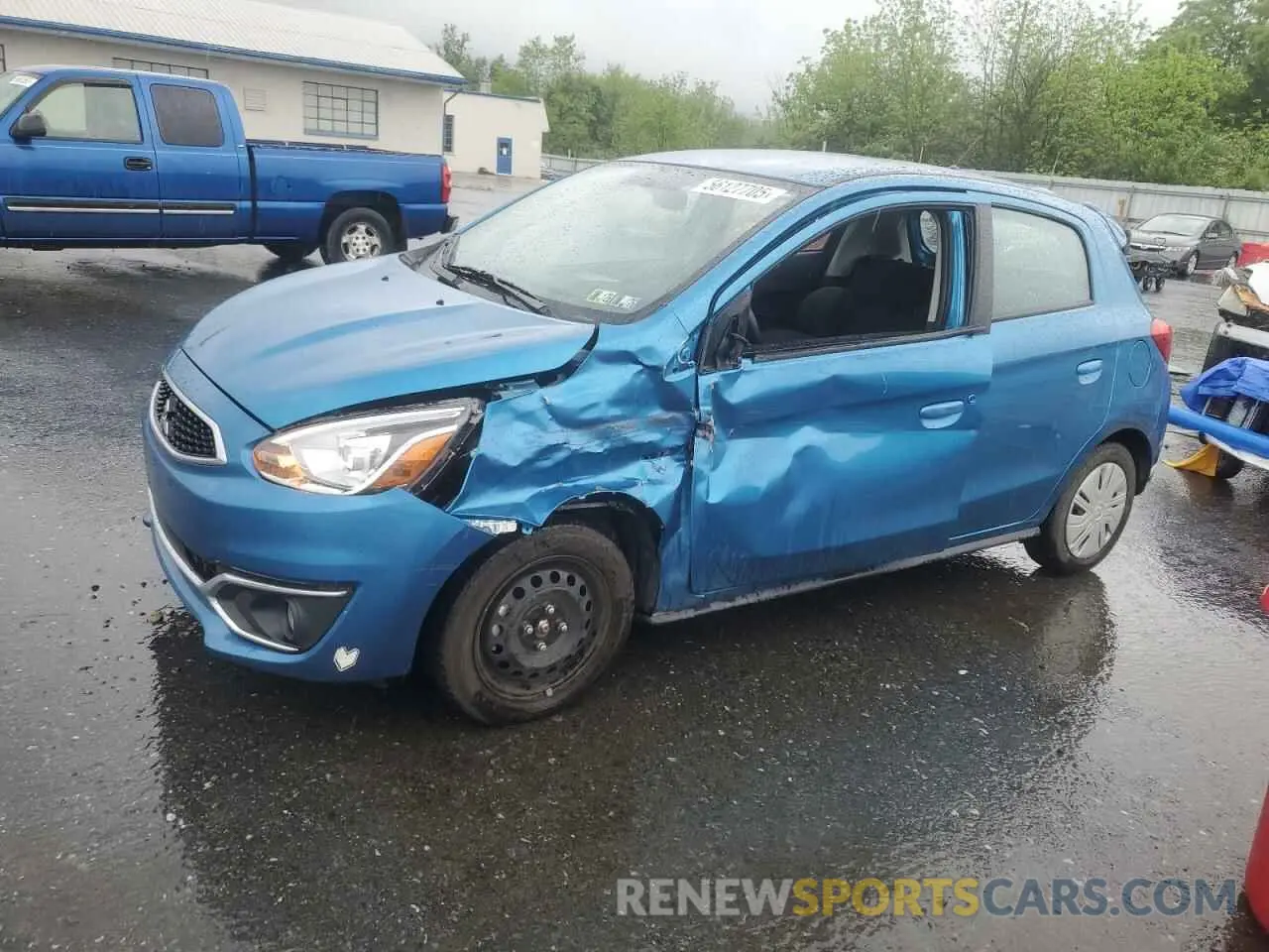 1 Photograph of a damaged car ML32A5HJ5LH010631 MITSUBISHI MIRAGE LE 2020