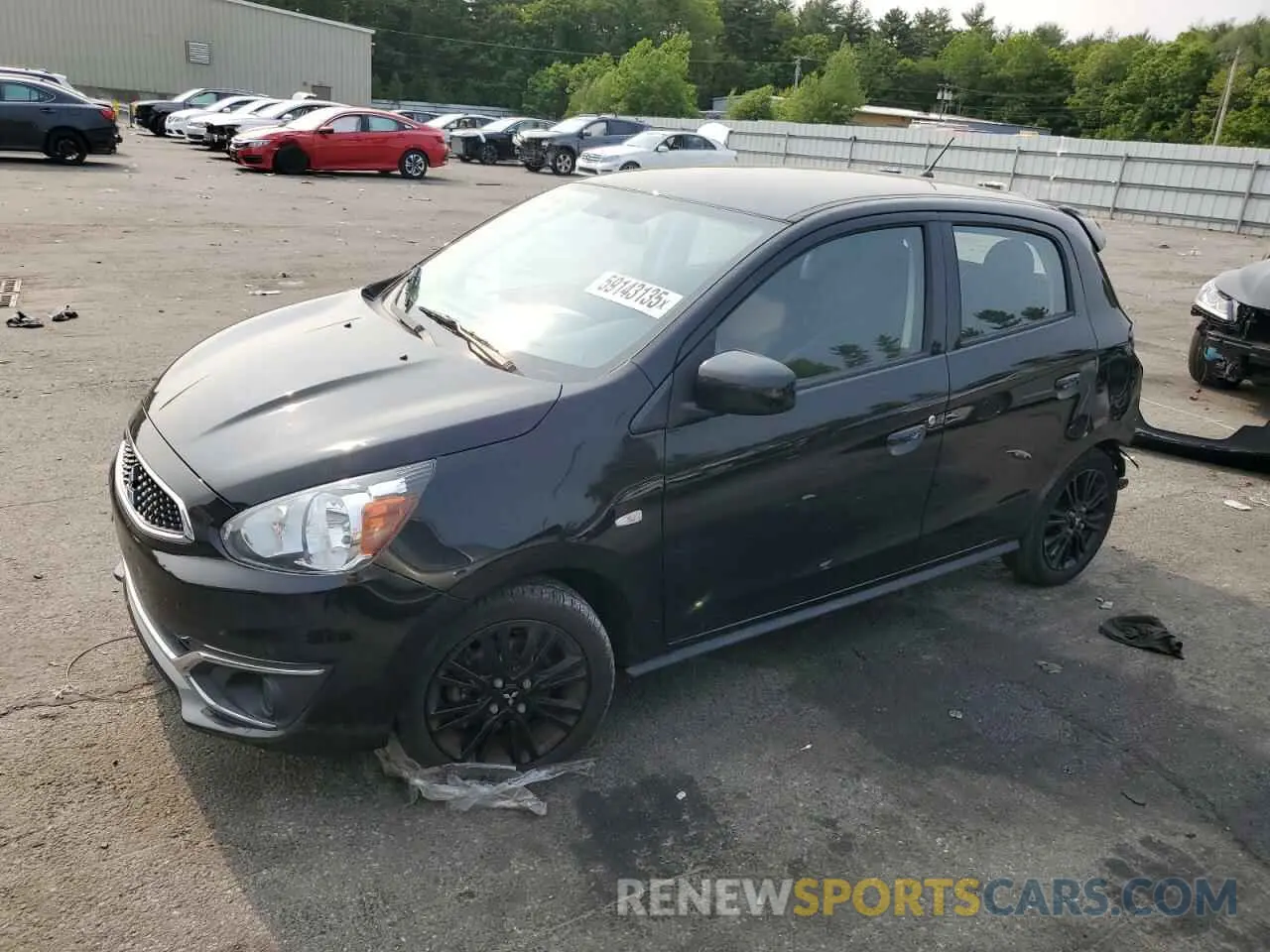 1 Photograph of a damaged car ML32A5HJ7LH005611 MITSUBISHI MIRAGE LE 2020