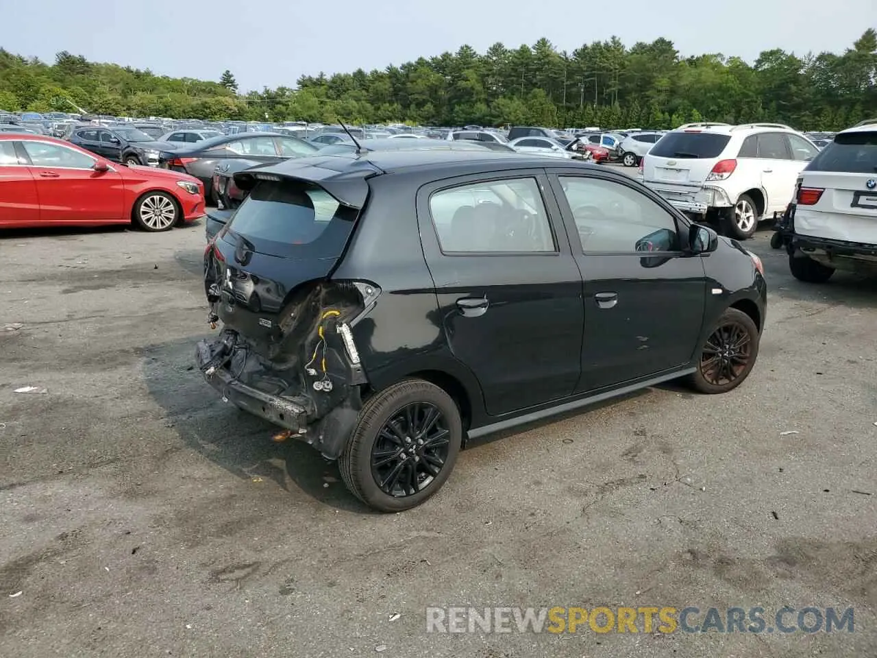 3 Photograph of a damaged car ML32A5HJ7LH005611 MITSUBISHI MIRAGE LE 2020