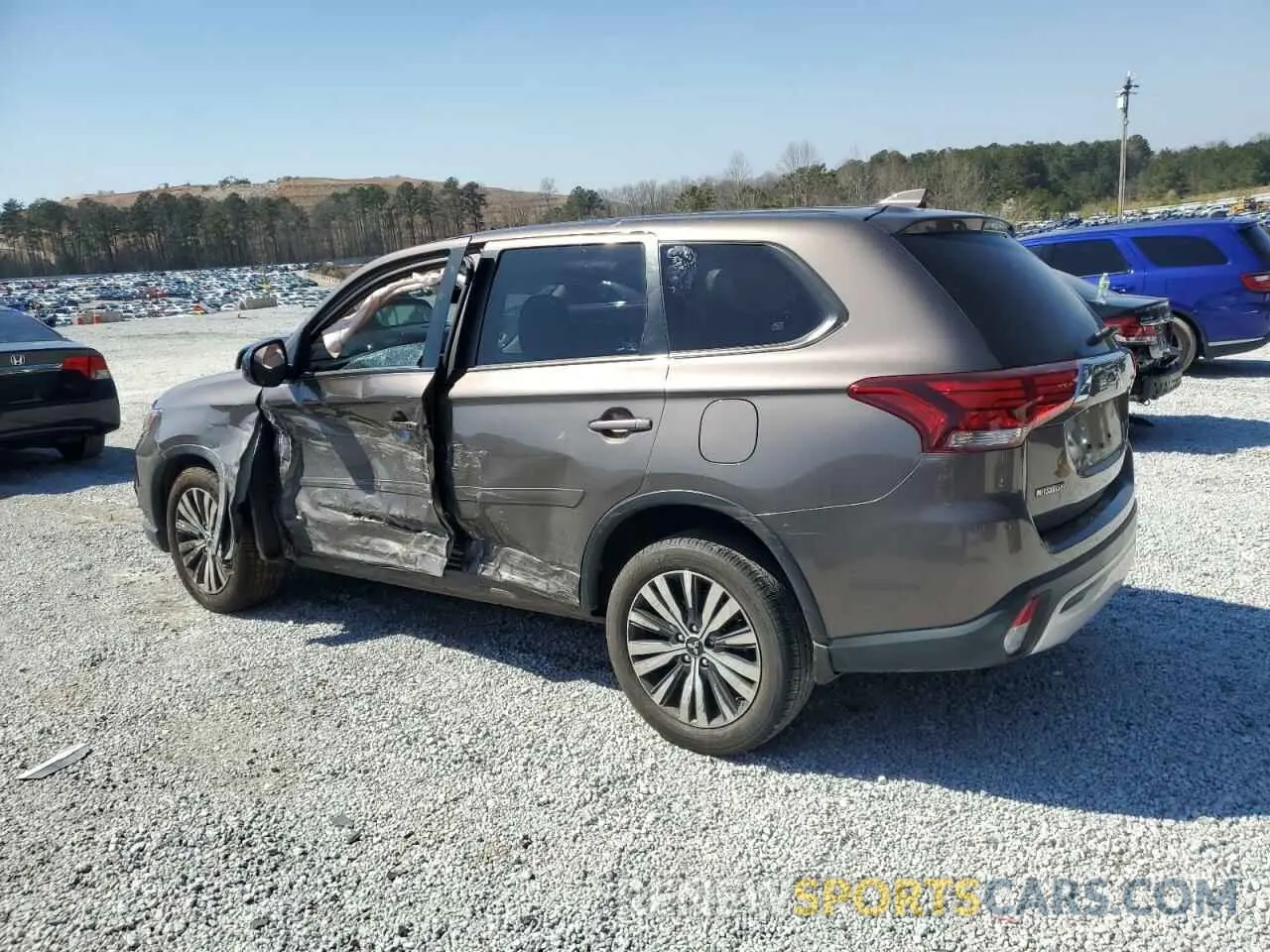 2 Photograph of a damaged car JA4AD2A30KZ055621 MITSUBISHI OUTLANDER 2019