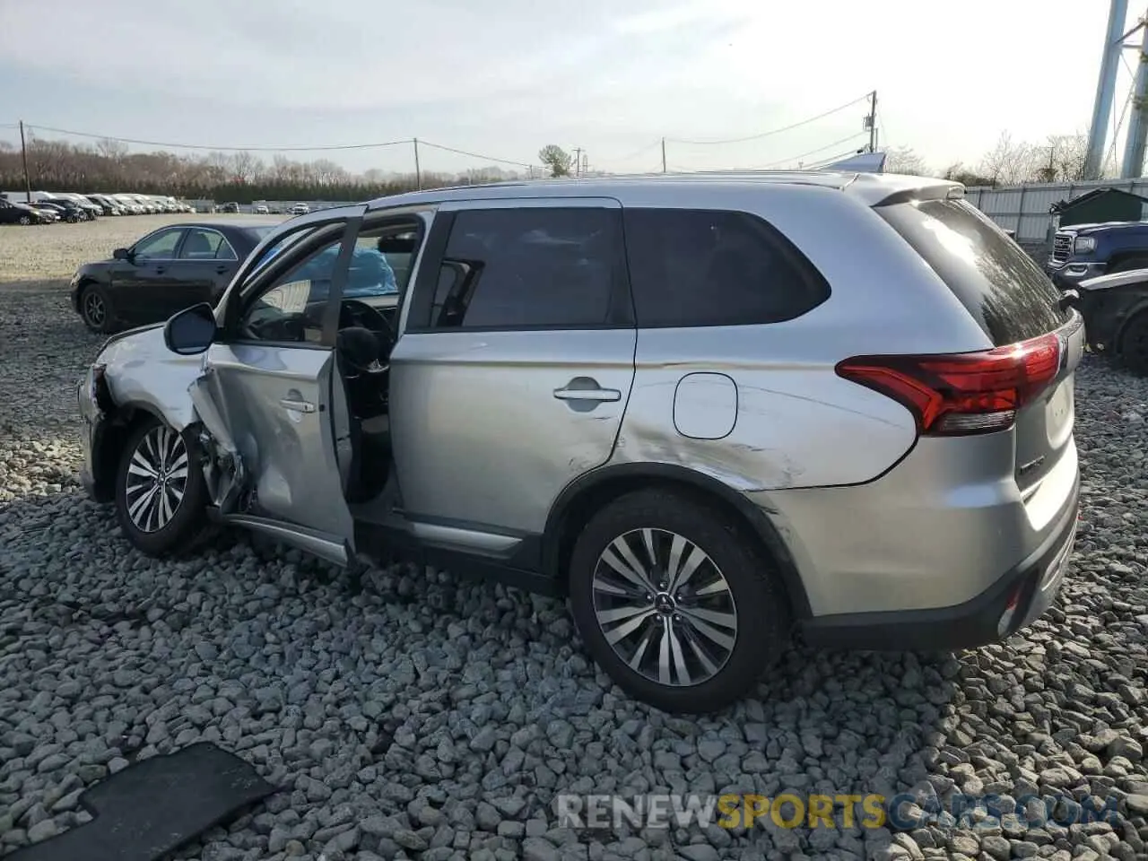 2 Photograph of a damaged car JA4AD2A33KZ053507 MITSUBISHI OUTLANDER 2019