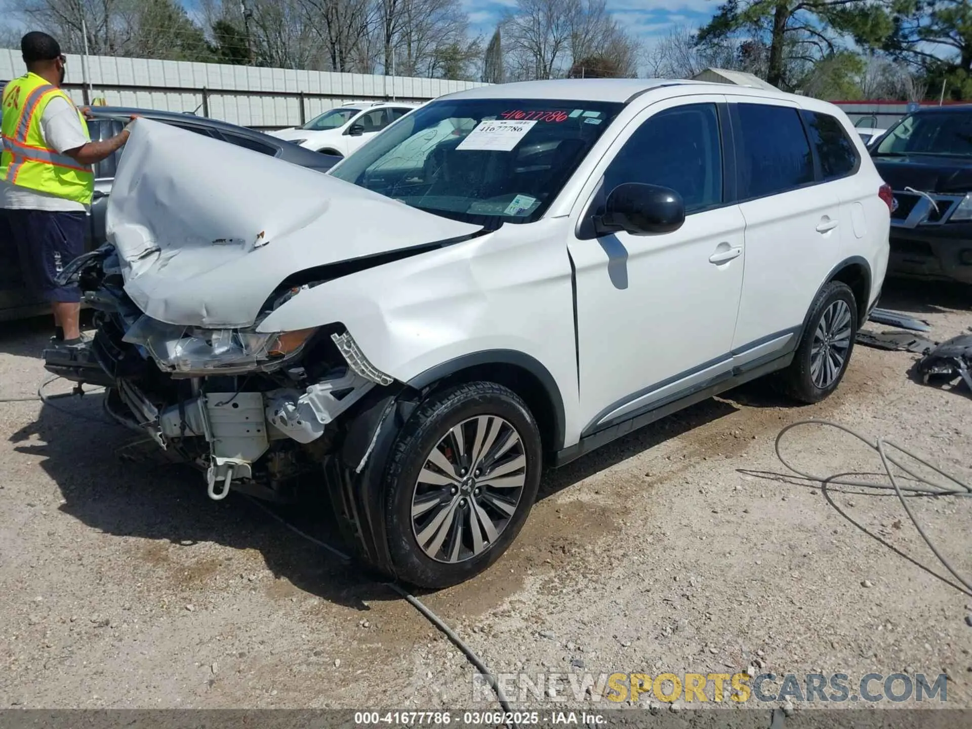 2 Photograph of a damaged car JA4AD2A35KZ008794 MITSUBISHI OUTLANDER 2019