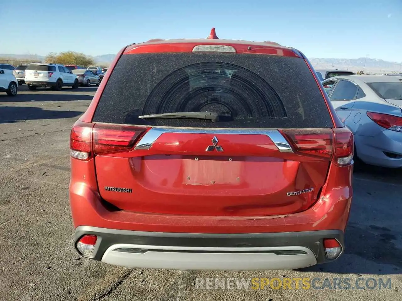 6 Photograph of a damaged car JA4AD2A36KZ055266 MITSUBISHI OUTLANDER 2019