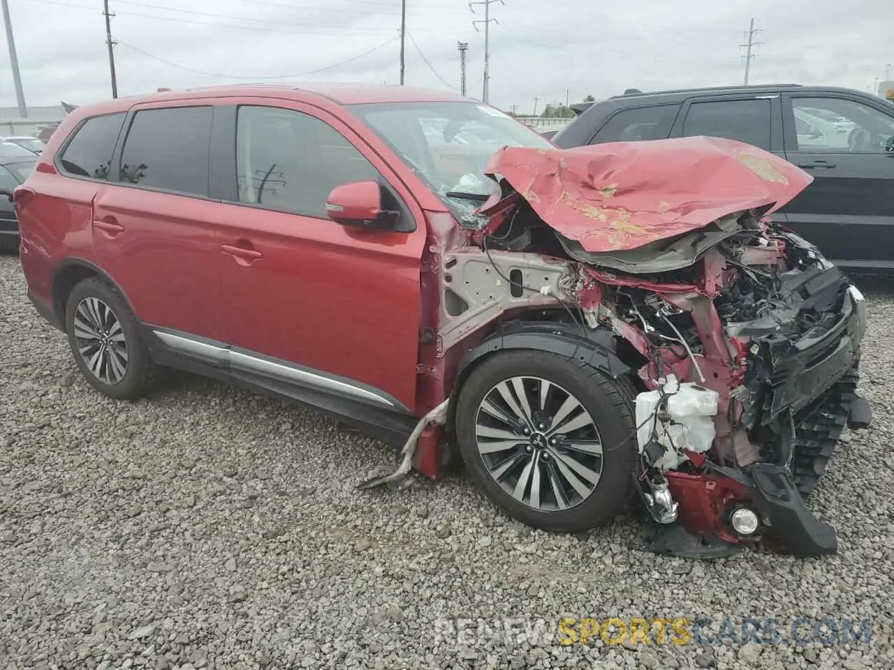 4 Photograph of a damaged car JA4AD3A30KZ003041 MITSUBISHI OUTLANDER 2019