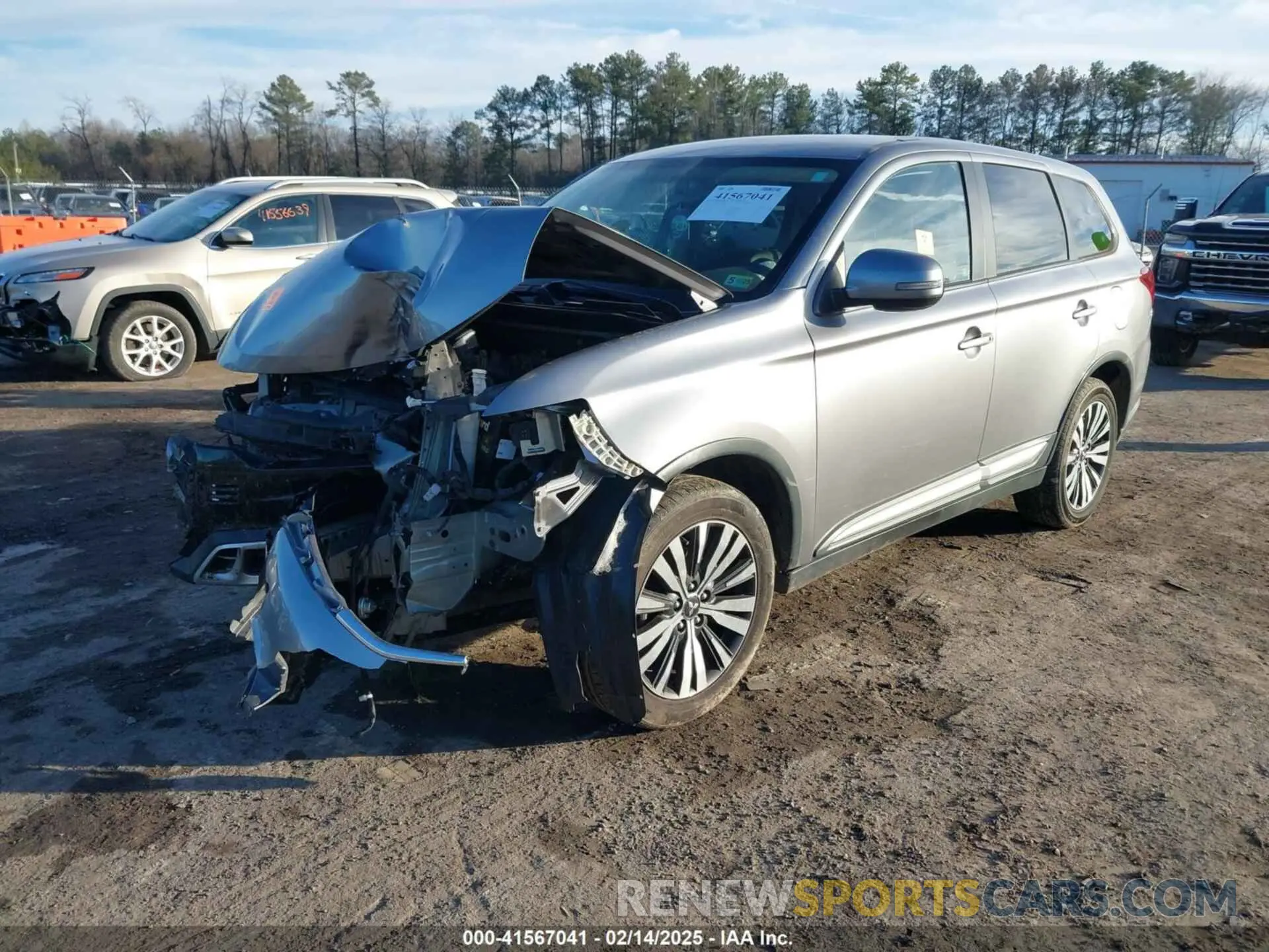 2 Photograph of a damaged car JA4AD3A30KZ020728 MITSUBISHI OUTLANDER 2019