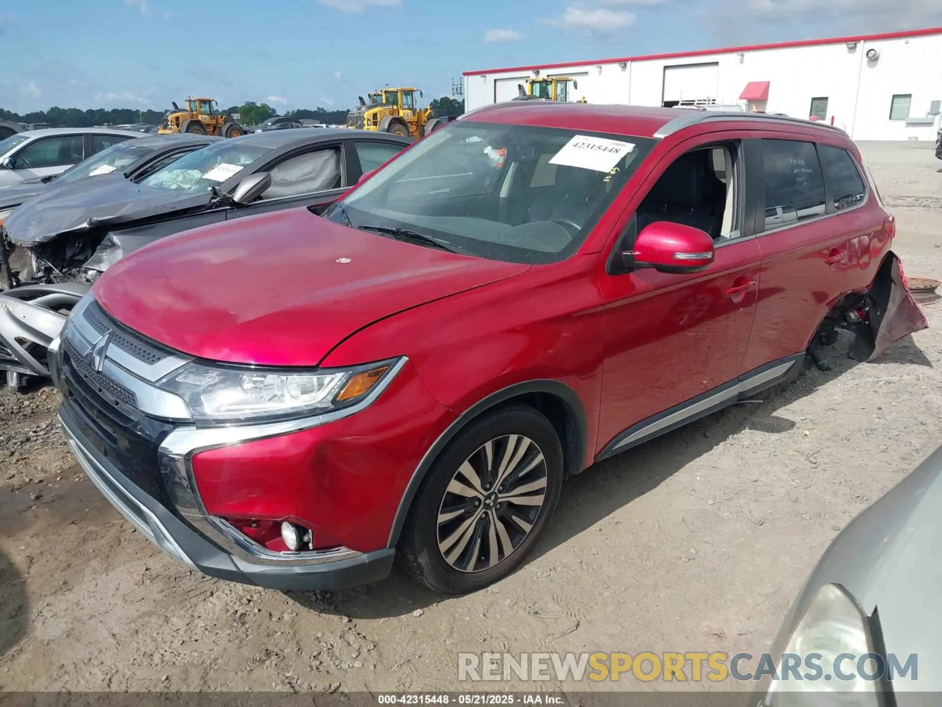 2 Photograph of a damaged car JA4AD3A30KZ033978 MITSUBISHI OUTLANDER 2019