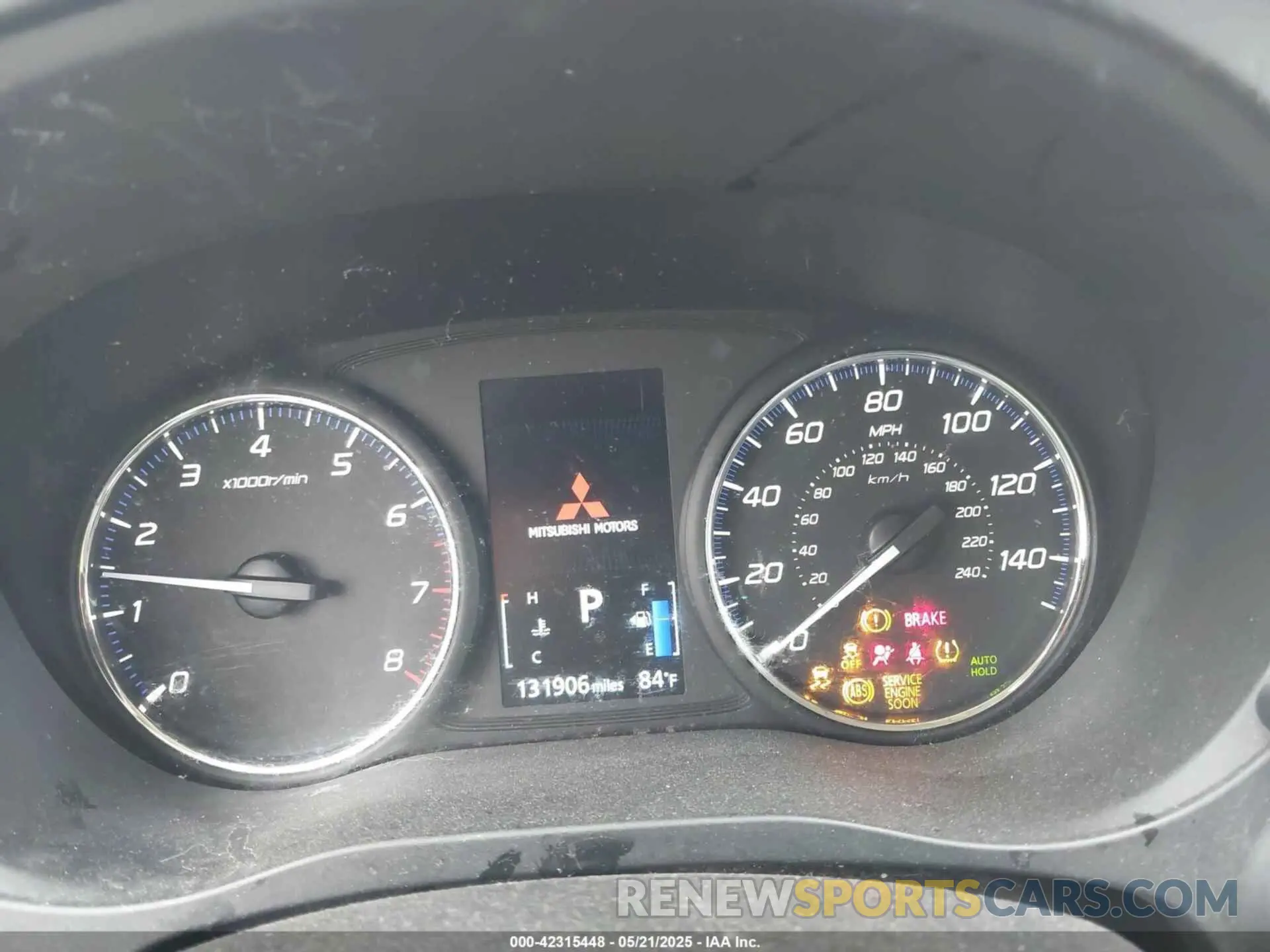 7 Photograph of a damaged car JA4AD3A30KZ033978 MITSUBISHI OUTLANDER 2019