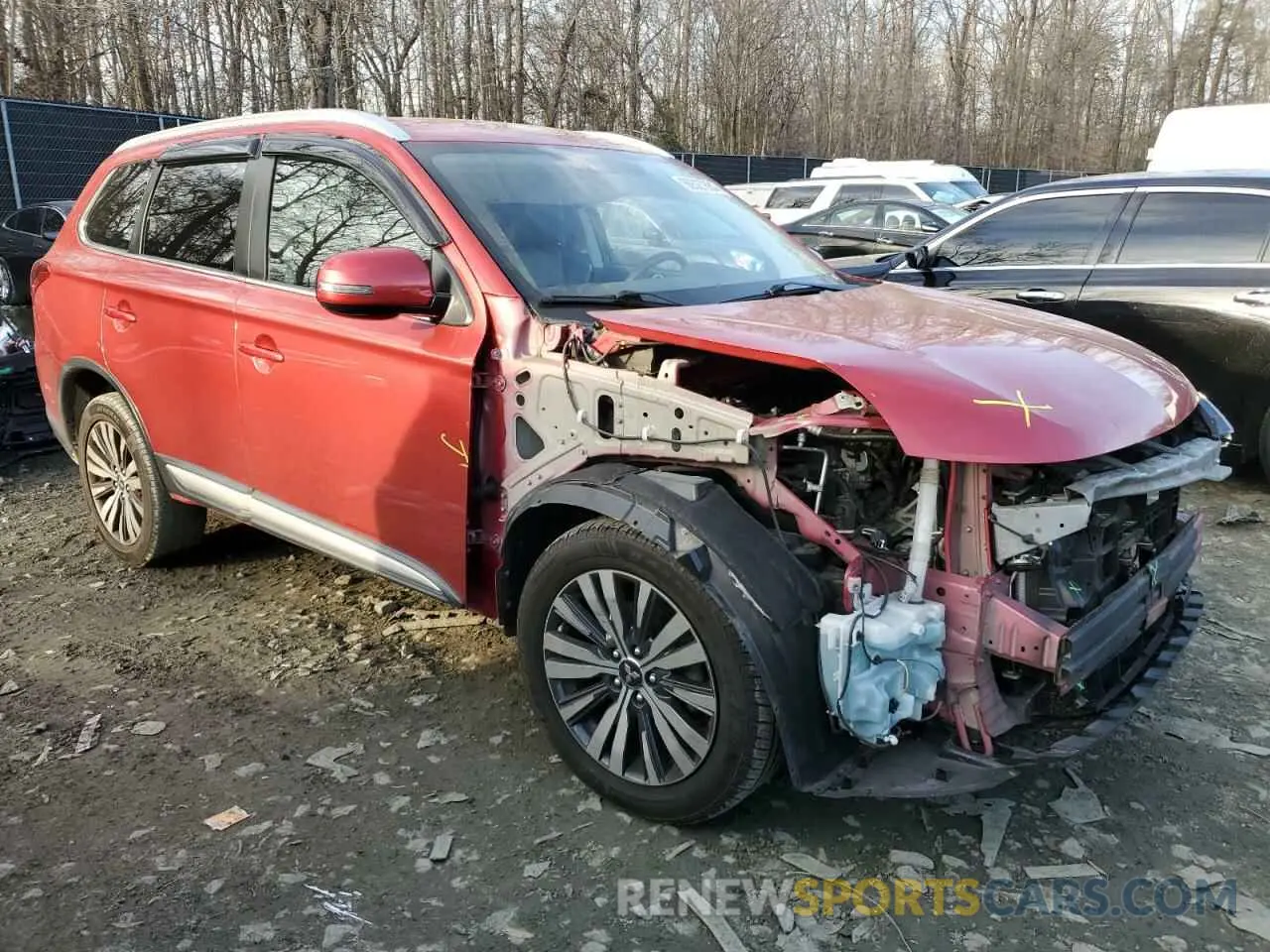 4 Photograph of a damaged car JA4AD3A30KZ034516 MITSUBISHI OUTLANDER 2019
