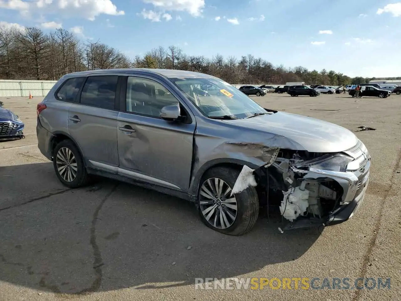 4 Photograph of a damaged car JA4AD3A30KZ035651 MITSUBISHI OUTLANDER 2019