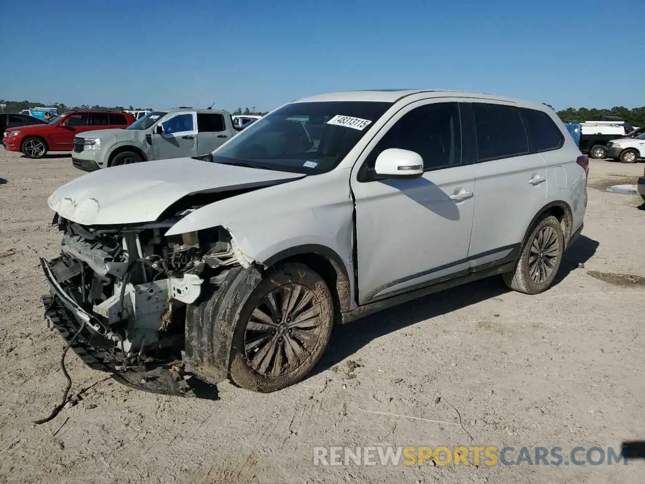 1 Photograph of a damaged car JA4AD3A30KZ055897 MITSUBISHI OUTLANDER 2019