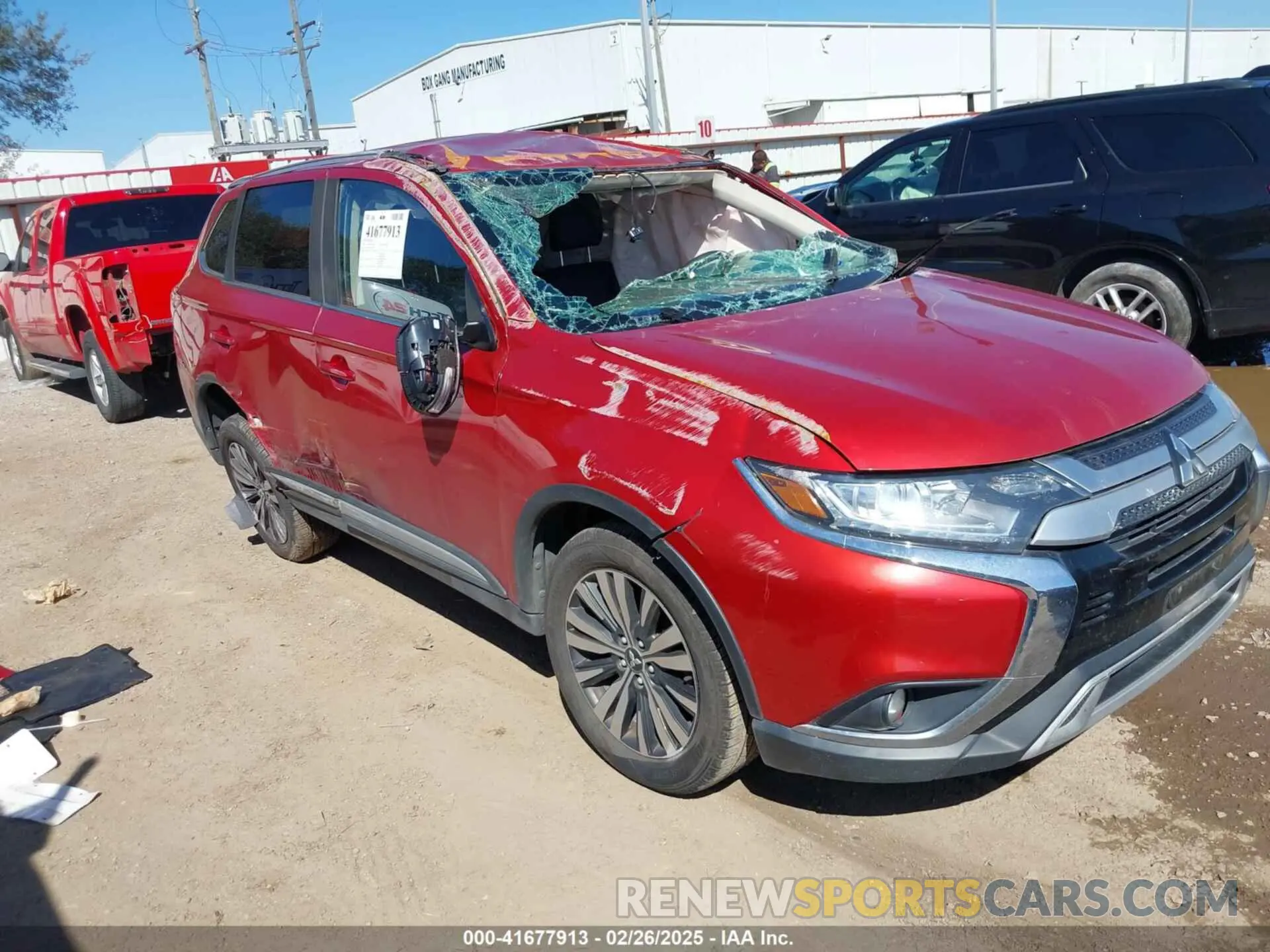 1 Photograph of a damaged car JA4AD3A31KZ021189 MITSUBISHI OUTLANDER 2019
