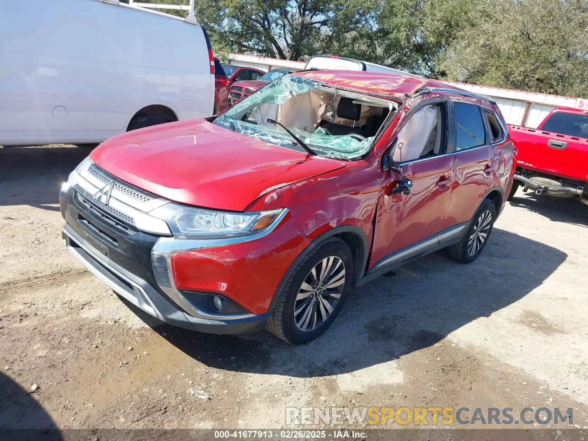 2 Photograph of a damaged car JA4AD3A31KZ021189 MITSUBISHI OUTLANDER 2019