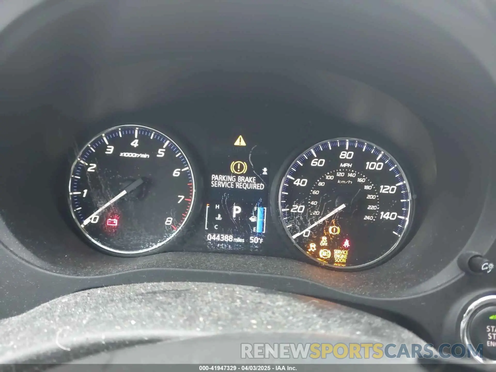 7 Photograph of a damaged car JA4AD3A32KZ005793 MITSUBISHI OUTLANDER 2019