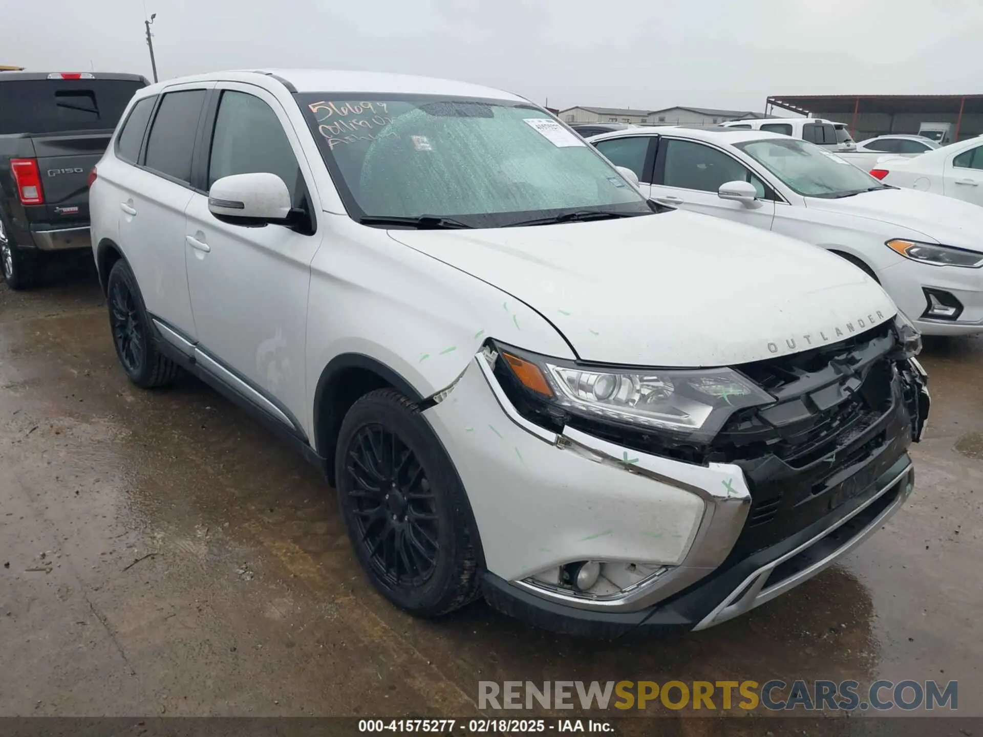 1 Photograph of a damaged car JA4AD3A32KZ007270 MITSUBISHI OUTLANDER 2019