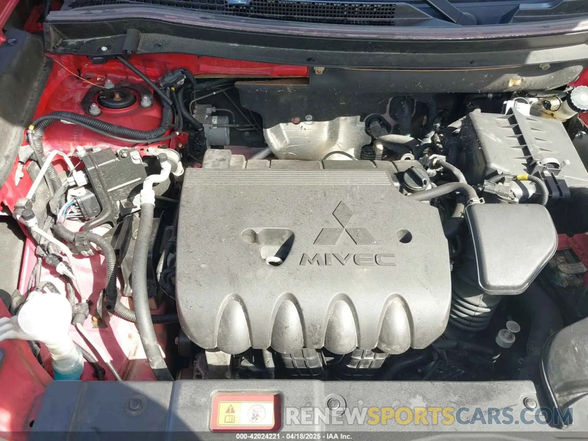 10 Photograph of a damaged car JA4AD3A33KZ007729 MITSUBISHI OUTLANDER 2019