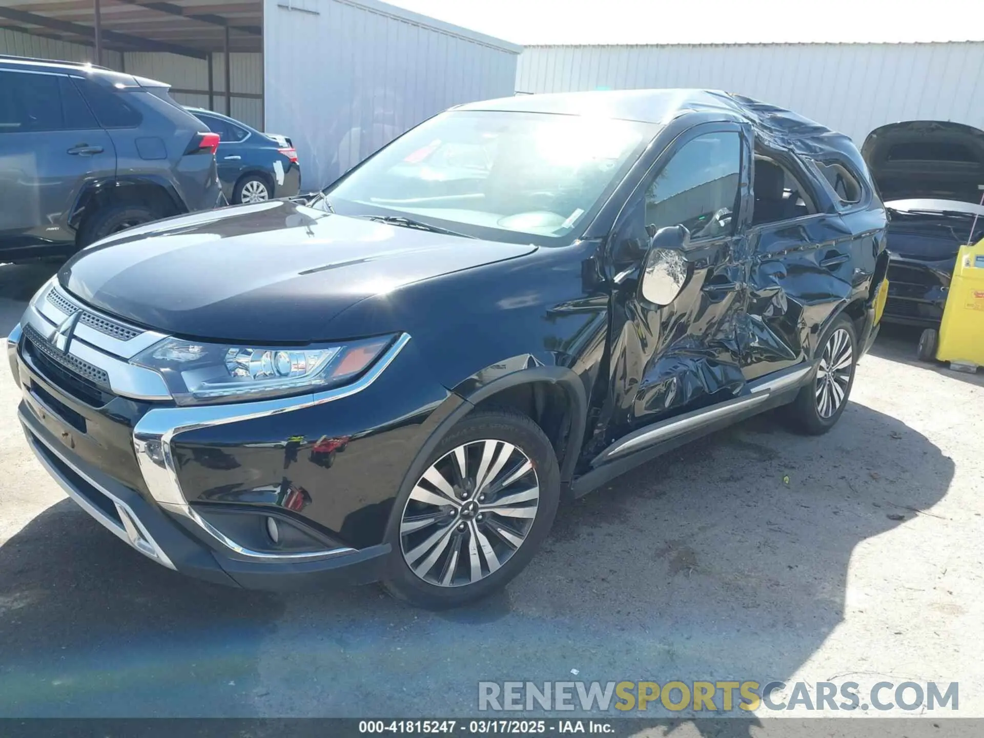 2 Photograph of a damaged car JA4AD3A33KZ014387 MITSUBISHI OUTLANDER 2019