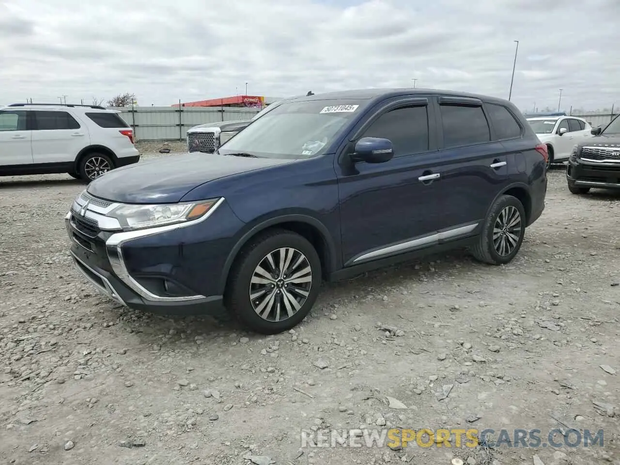 1 Photograph of a damaged car JA4AD3A33KZ031853 MITSUBISHI OUTLANDER 2019