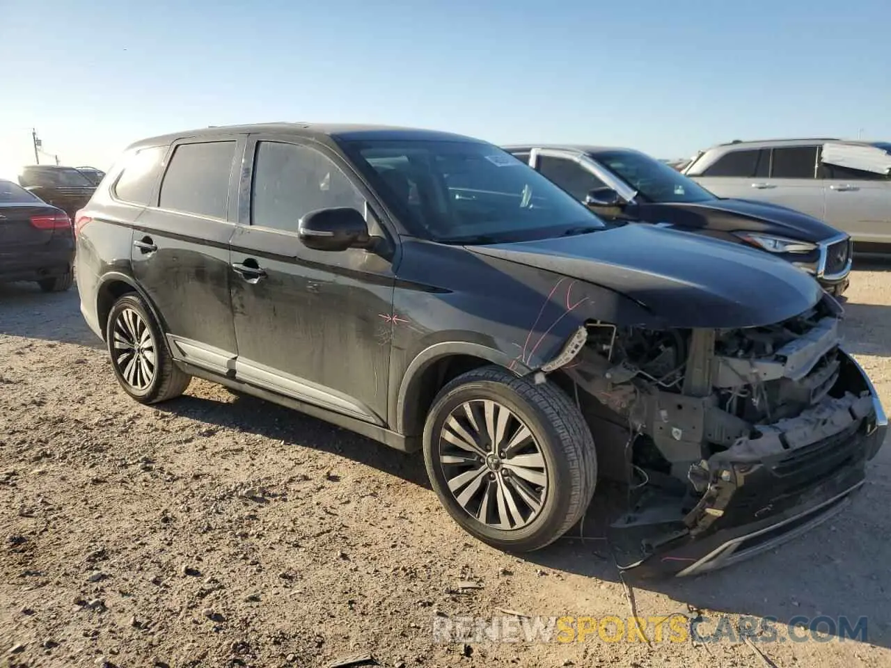 4 Photograph of a damaged car JA4AD3A35KZ052770 MITSUBISHI OUTLANDER 2019