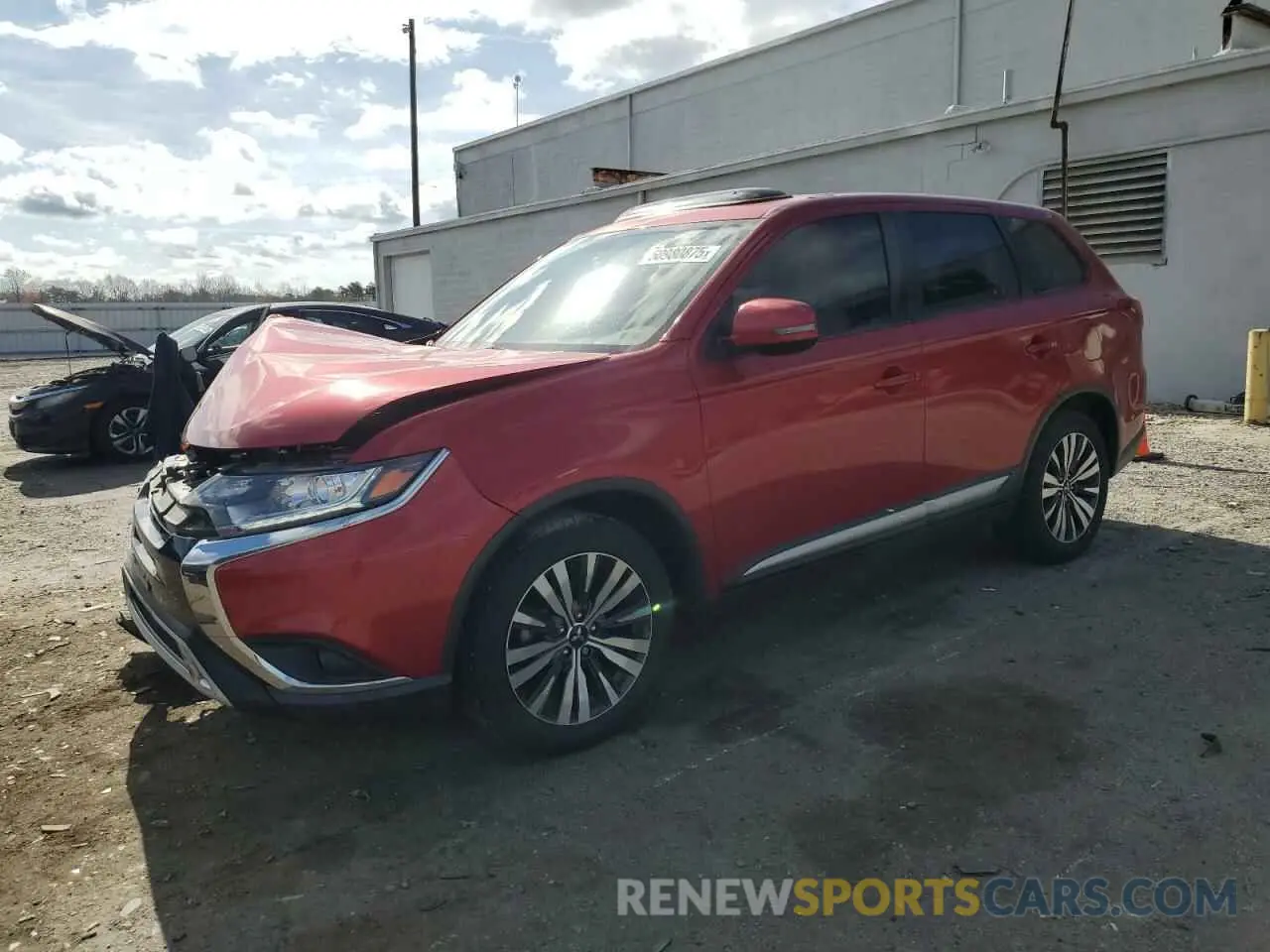1 Photograph of a damaged car JA4AD3A36KZ013038 MITSUBISHI OUTLANDER 2019