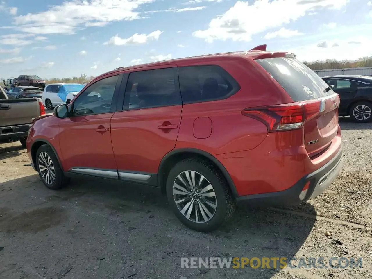 2 Photograph of a damaged car JA4AD3A36KZ013038 MITSUBISHI OUTLANDER 2019