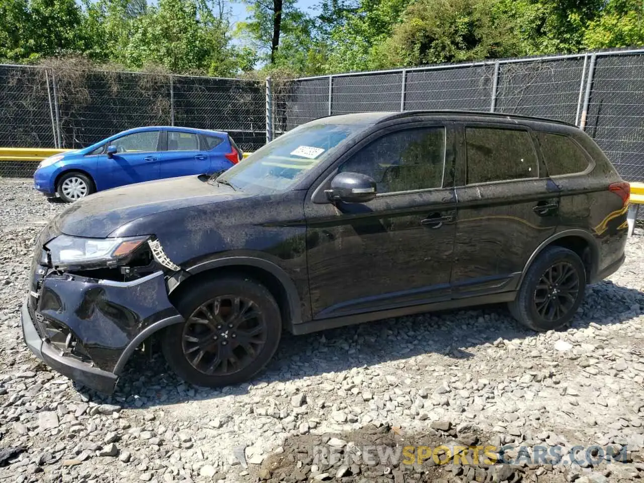 1 Photograph of a damaged car JA4AD3A36KZ028641 MITSUBISHI OUTLANDER 2019