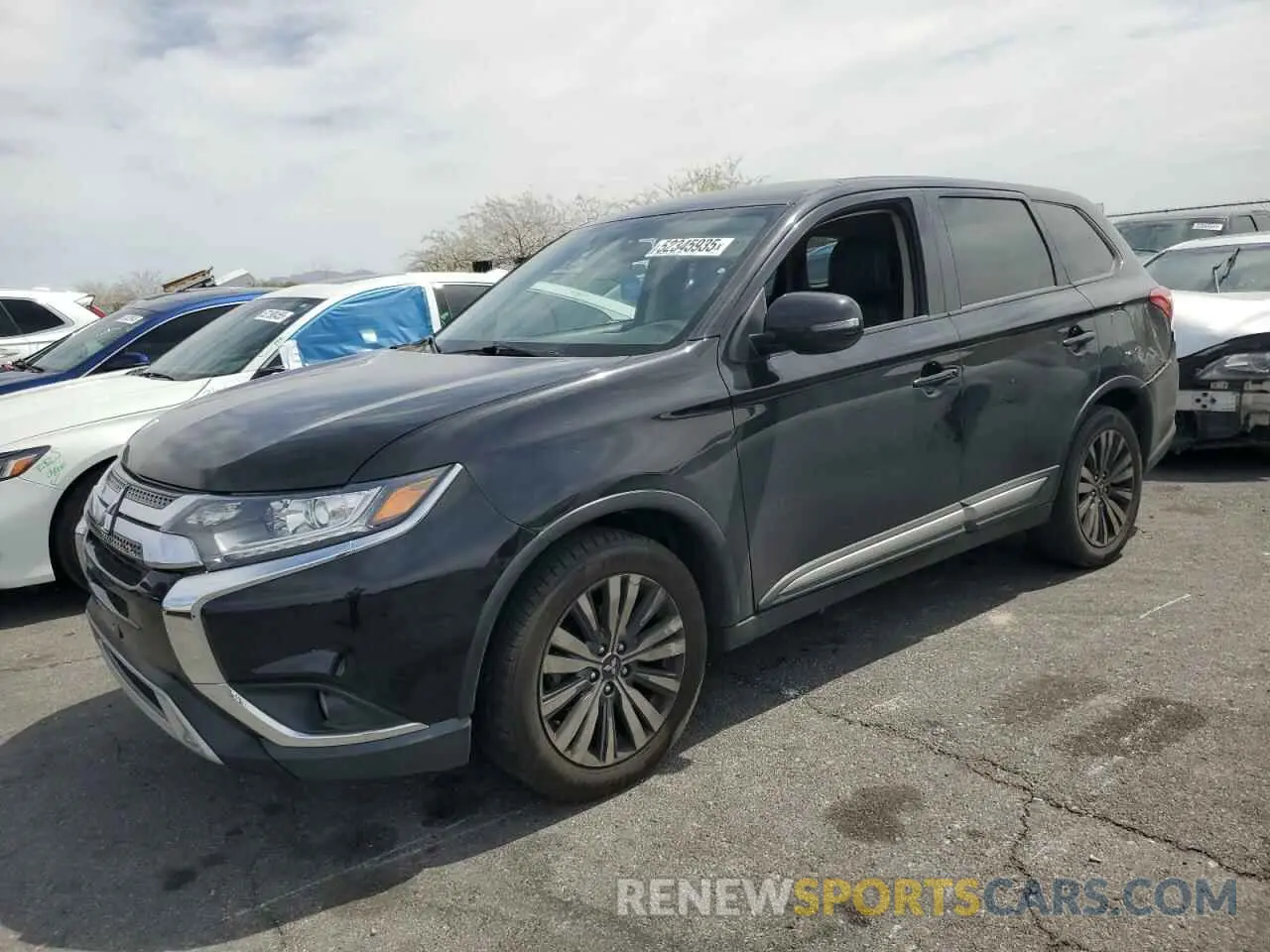 1 Photograph of a damaged car JA4AD3A36KZ035699 MITSUBISHI OUTLANDER 2019