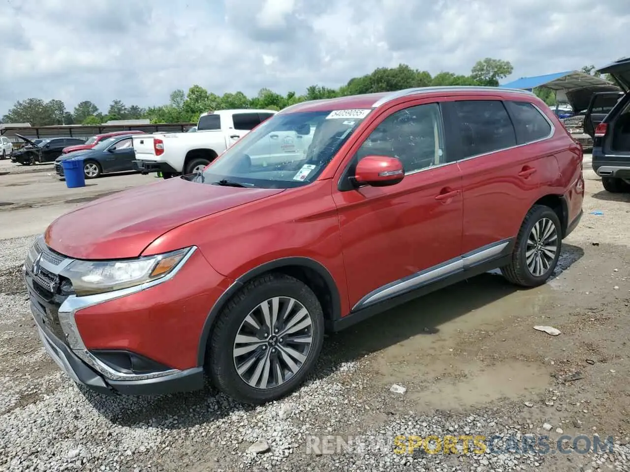 1 Photograph of a damaged car JA4AD3A36KZ038697 MITSUBISHI OUTLANDER 2019