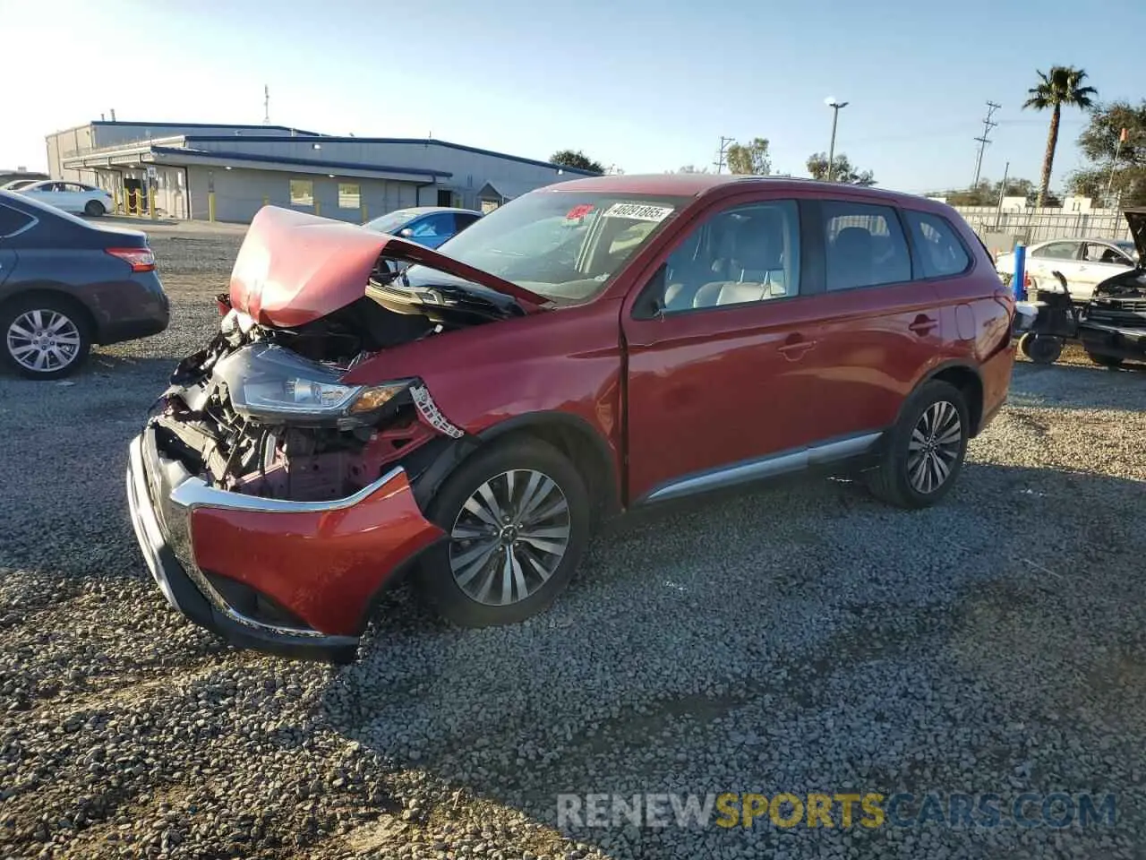 1 Photograph of a damaged car JA4AD3A36KZ042734 MITSUBISHI OUTLANDER 2019